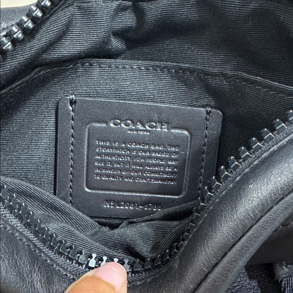 Coach Black Leather Crossbody Bag - Picture 2 of 4